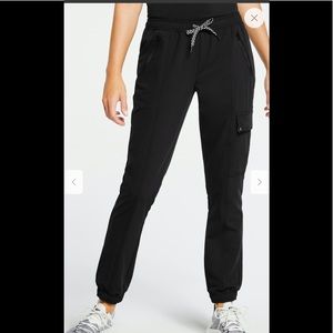 Women’s black joggers